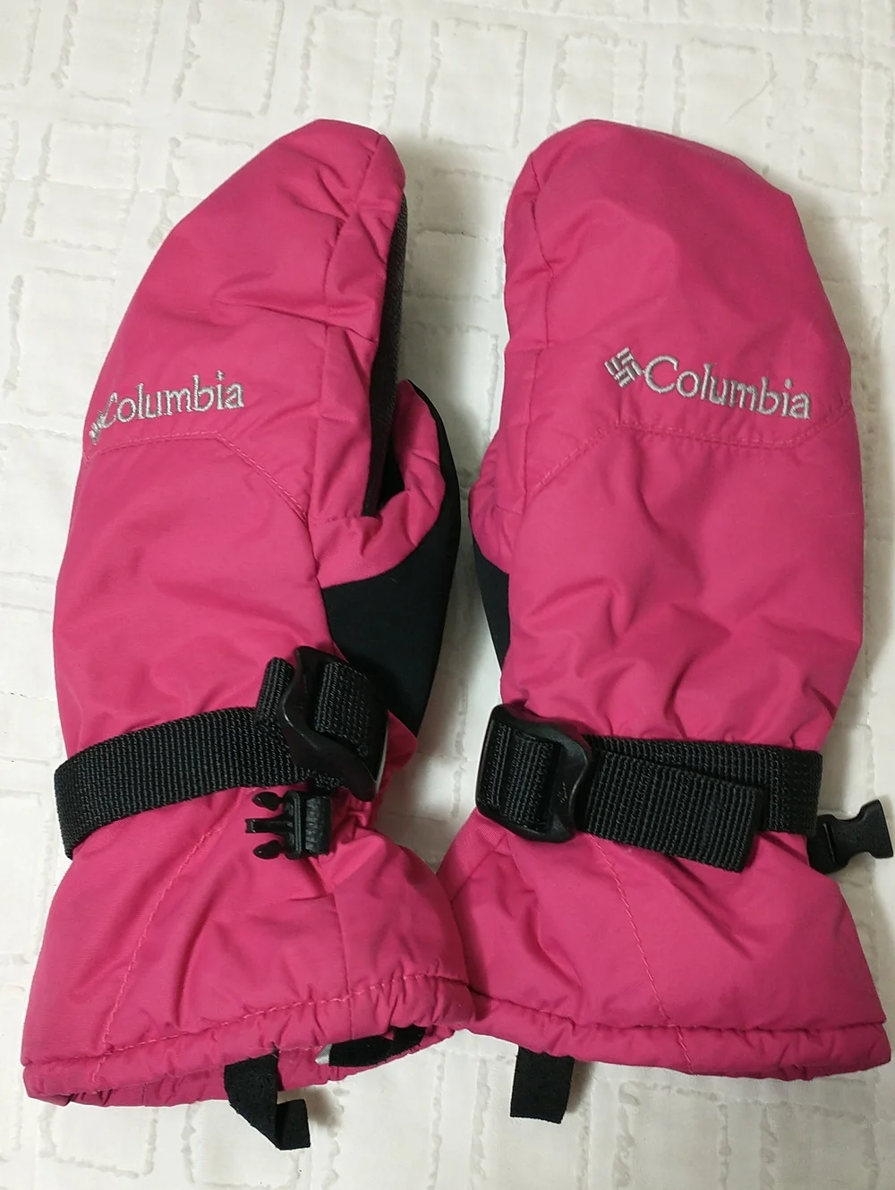 Columbia Omni Heat Pink Girls Mittens, Size M, Winter Outdoors